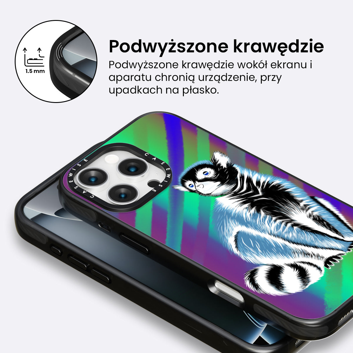 Lemur koroniasty negatyw 2 - Etui