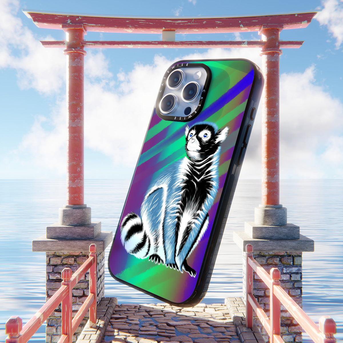 Lemur koroniasty negatyw 2 - Etui