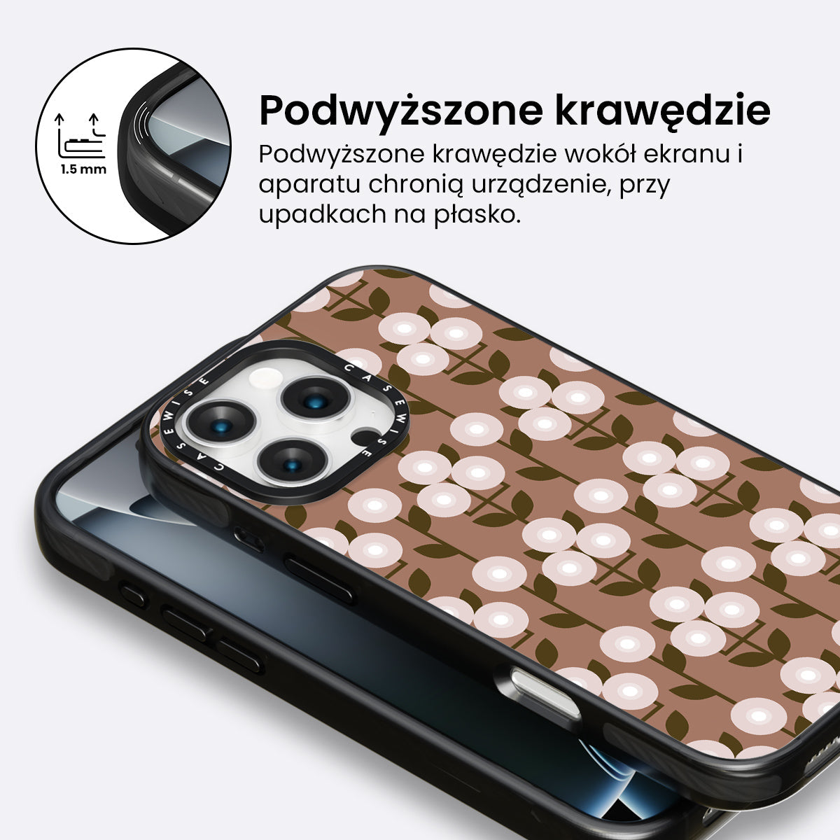 Retro Kwiaty - Etui