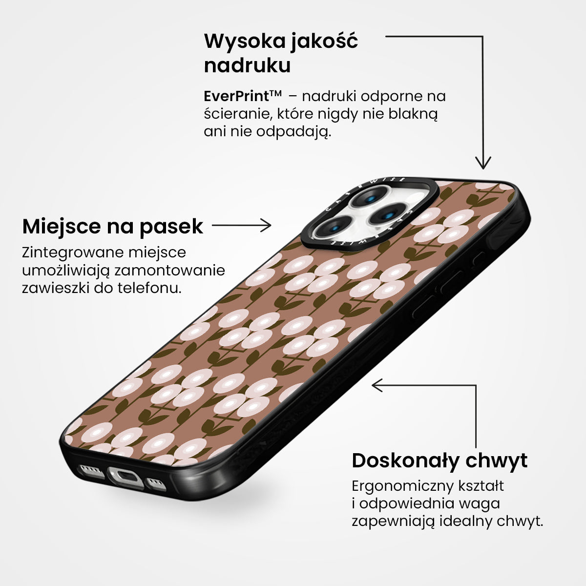 Retro Kwiaty - Etui