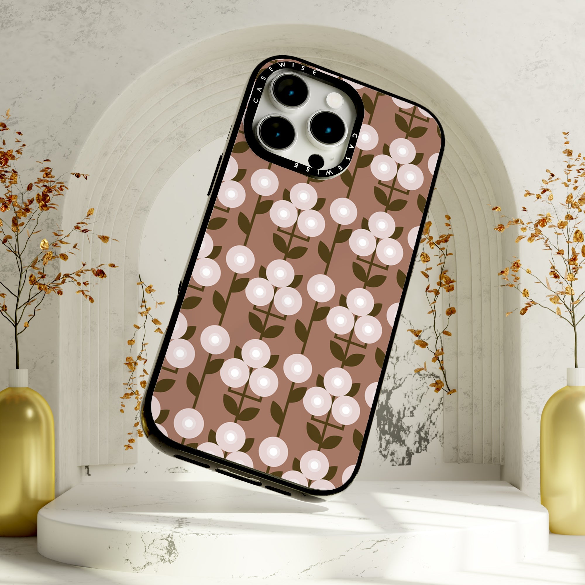 Retro Kwiaty - Etui