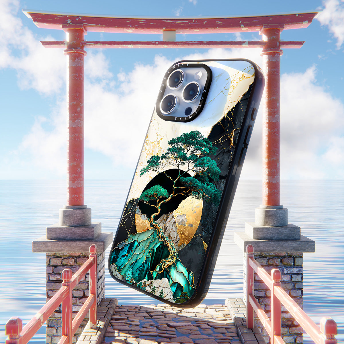 Golden Bonsai Tree Summit - Etui