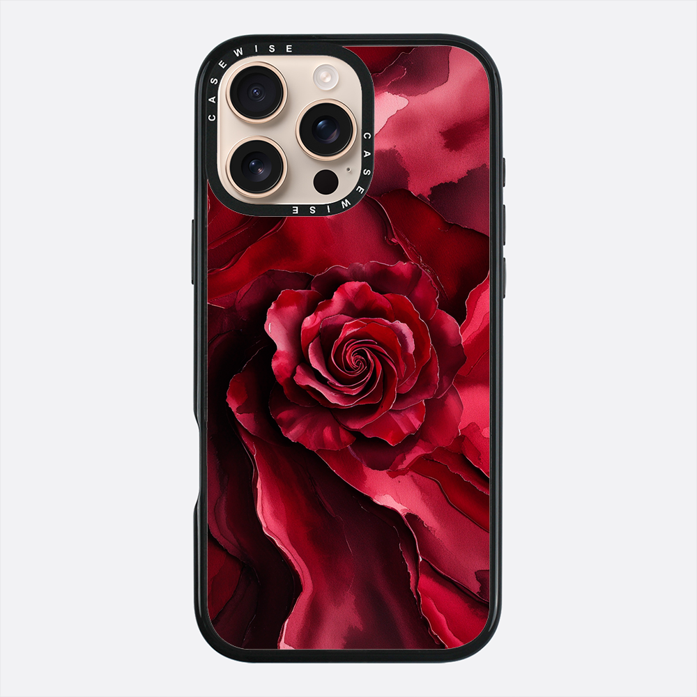 Abstrakcyjny obraz róży - Etui