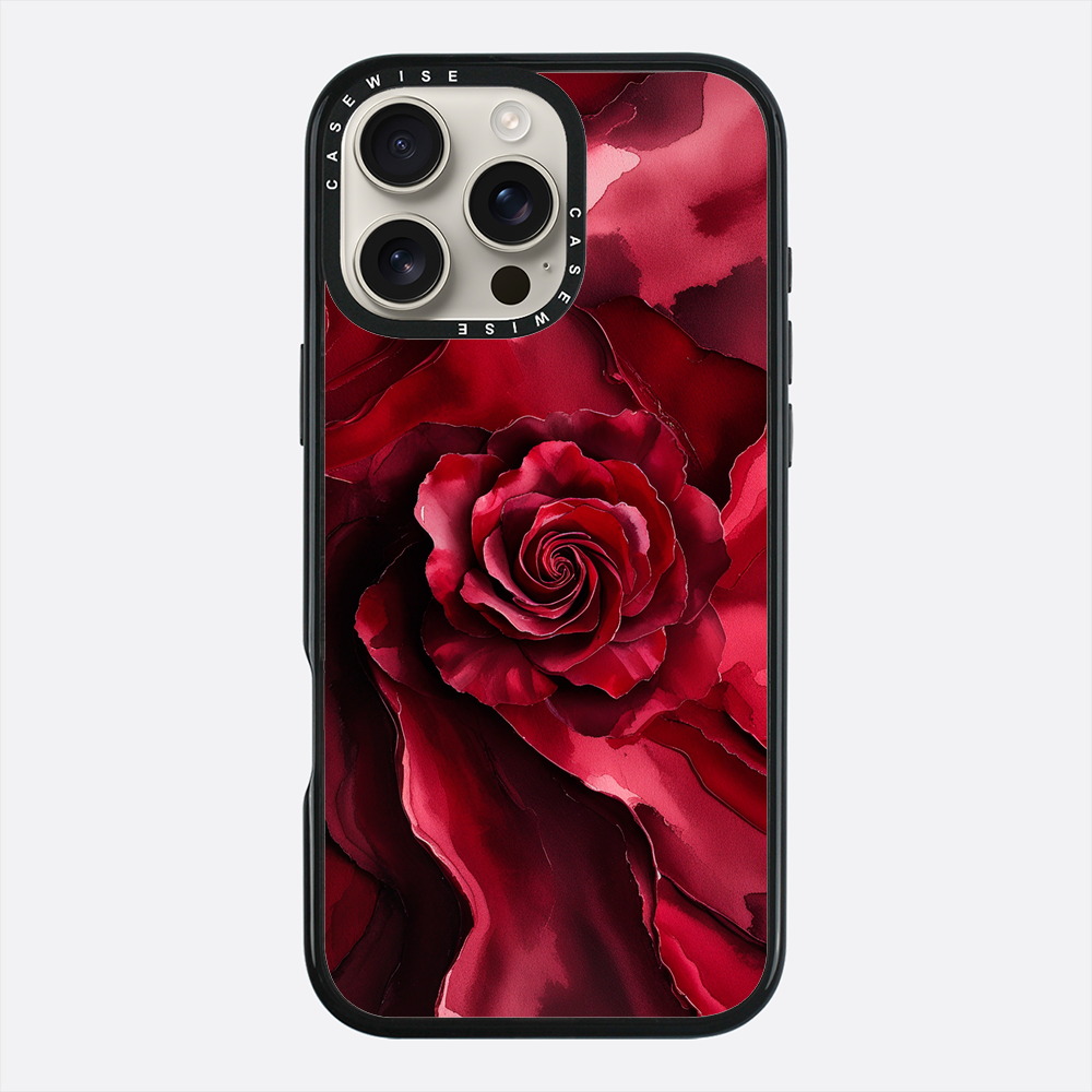Abstrakcyjny obraz róży - Etui