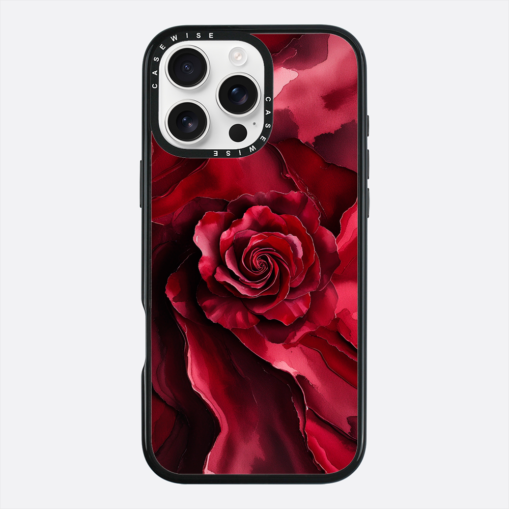 Abstrakcyjny obraz róży - Etui