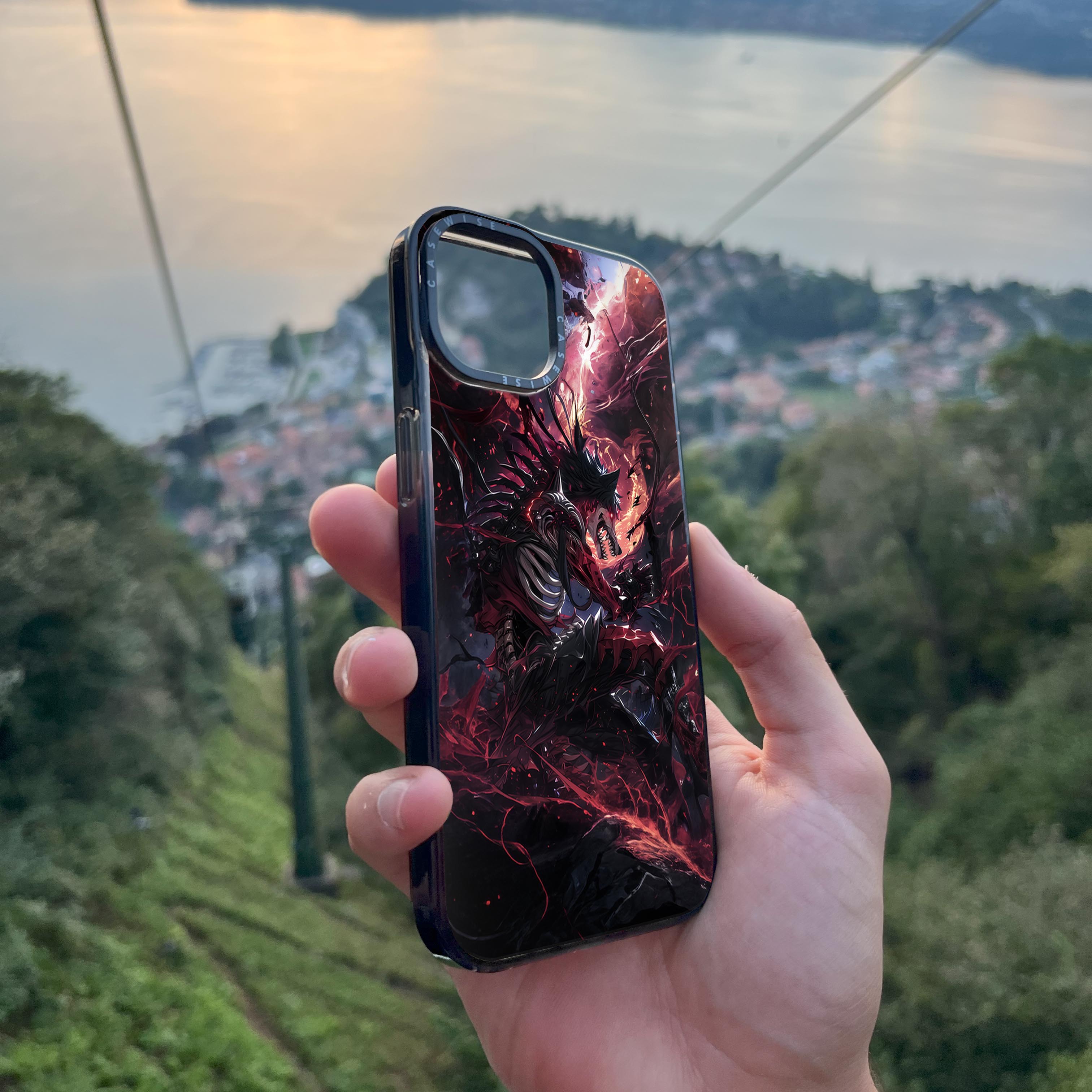 Red Wolf Skeleton - Etui