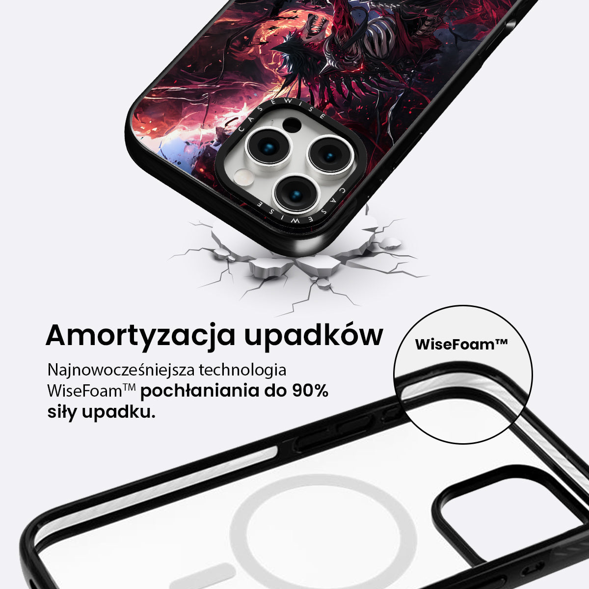 Red Wolf Skeleton - Etui