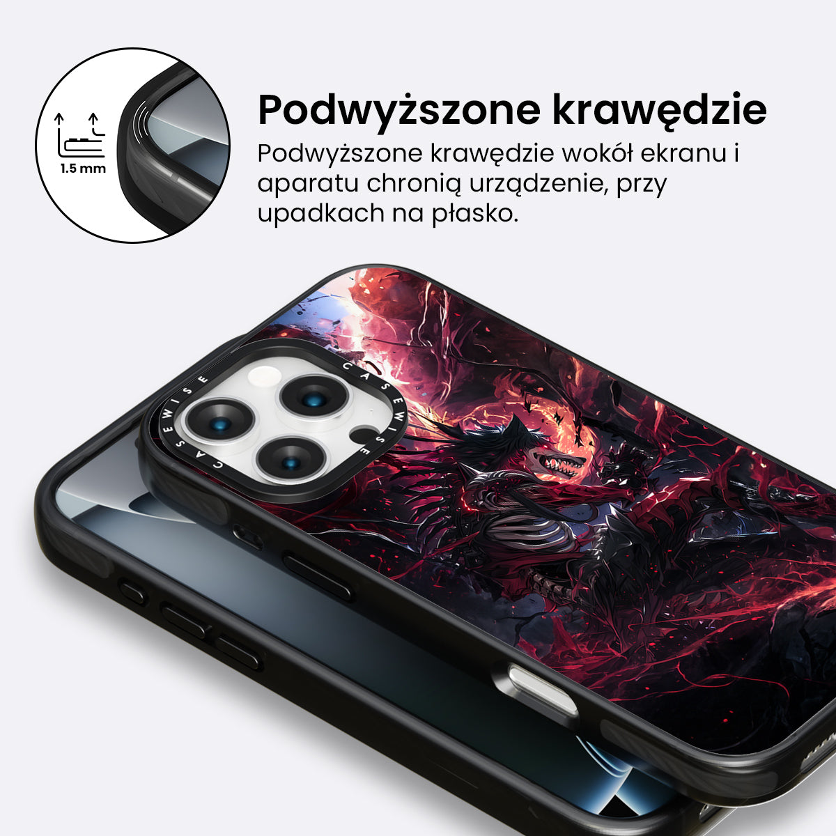 Red Wolf Skeleton - Etui