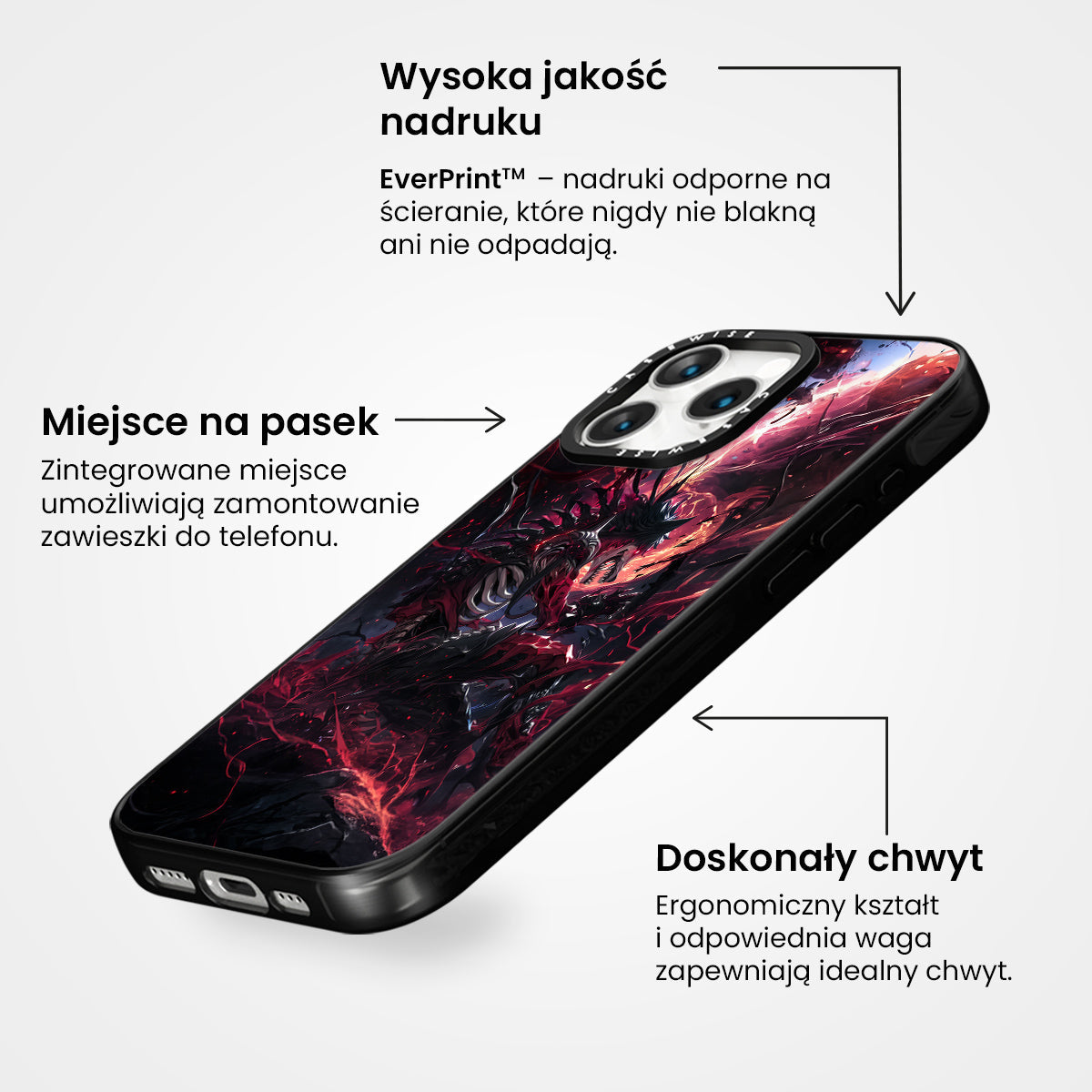 Red Wolf Skeleton - Etui