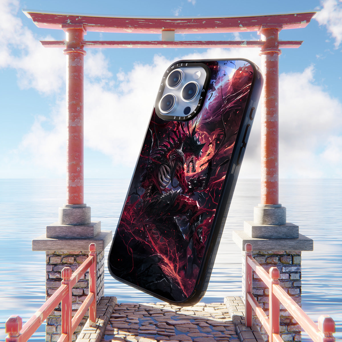 Red Wolf Skeleton - Etui