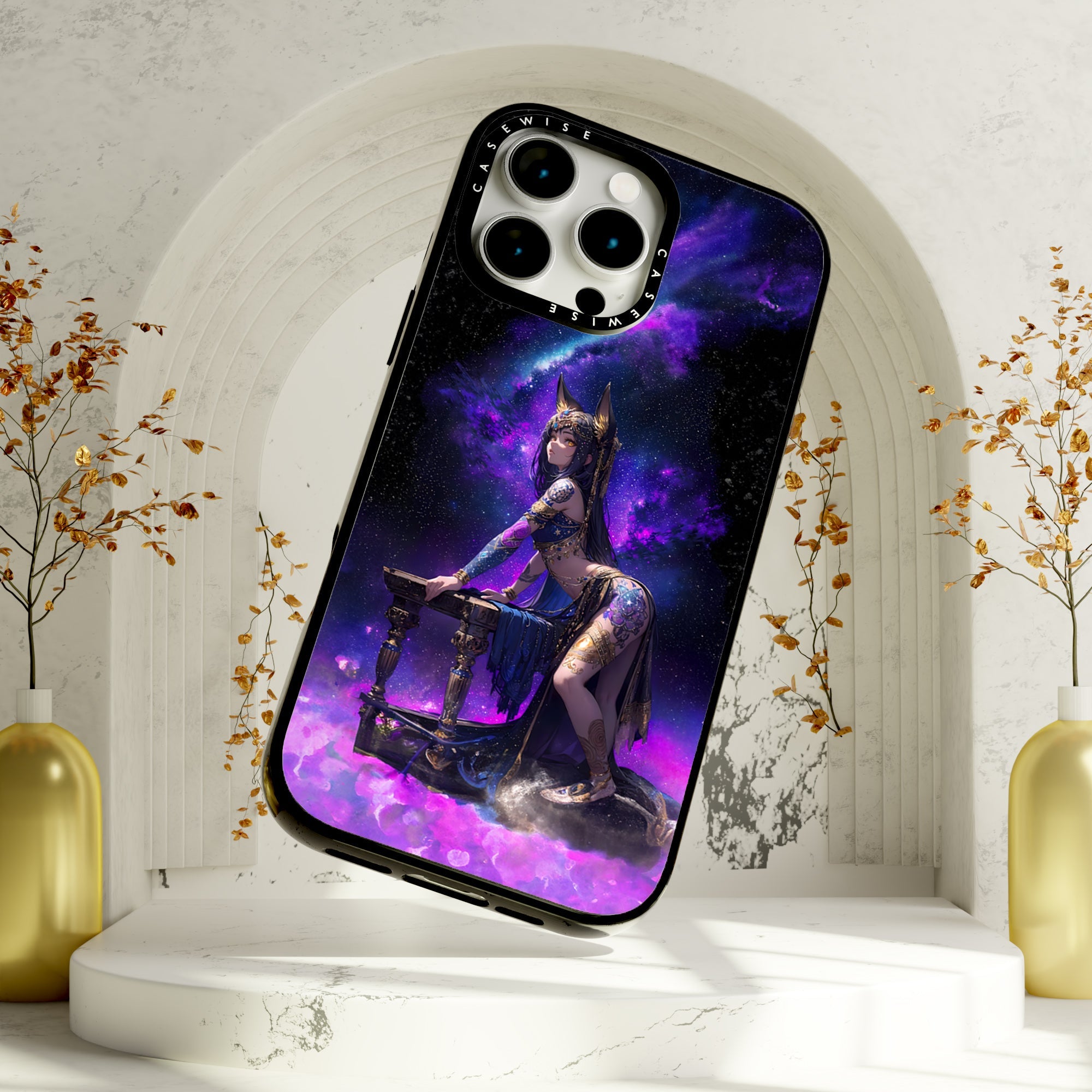Purple Anime Girl - Etui