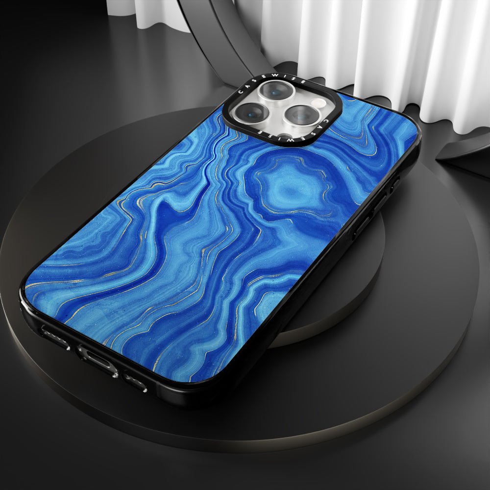 Blue Agate Texture 01 - Etui