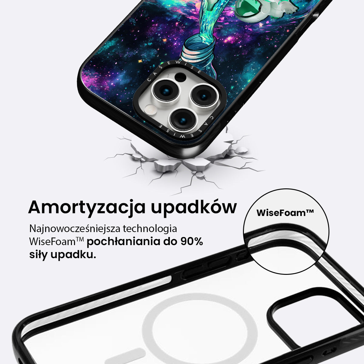 Cosmic Bar Bottle Astronaut Drink Funny - Etui
