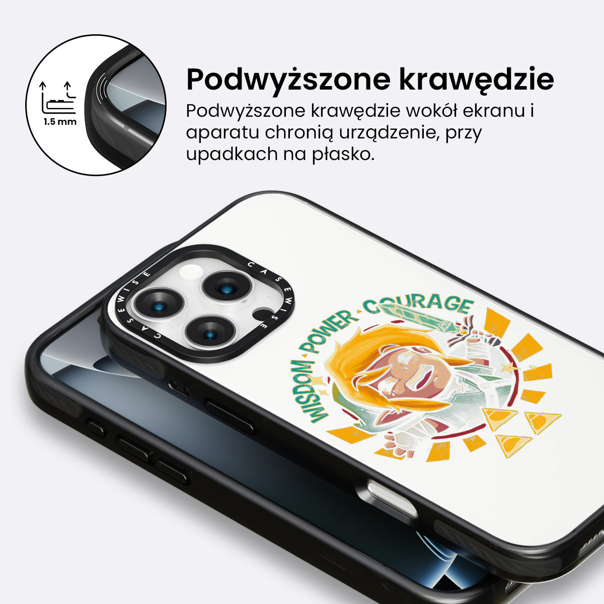 Wisdom Power Courage - Etui