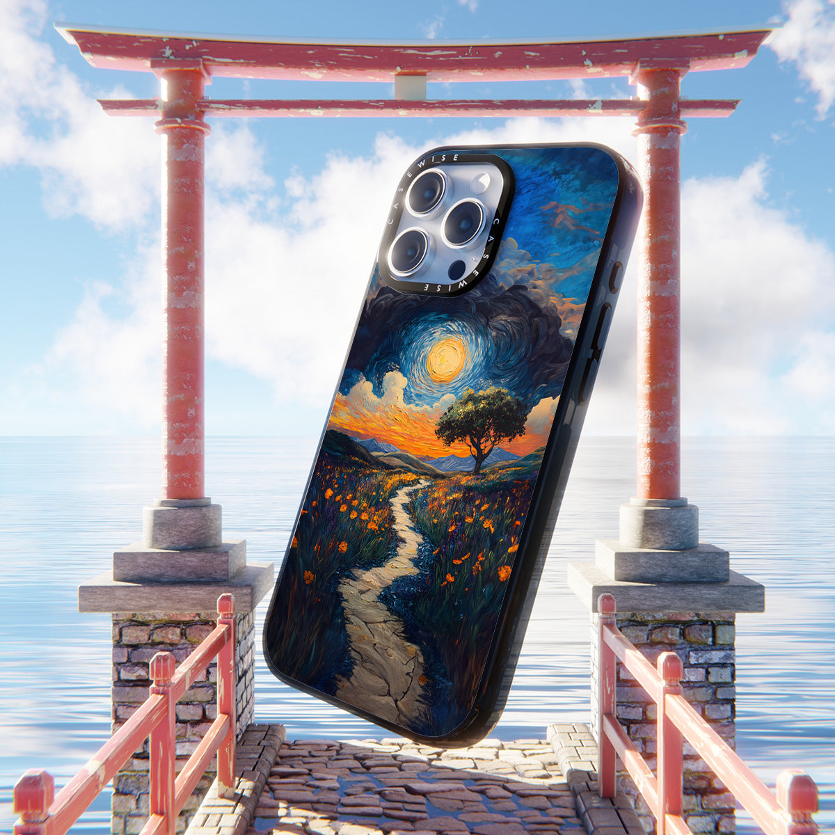 Floral Landscape - Etui