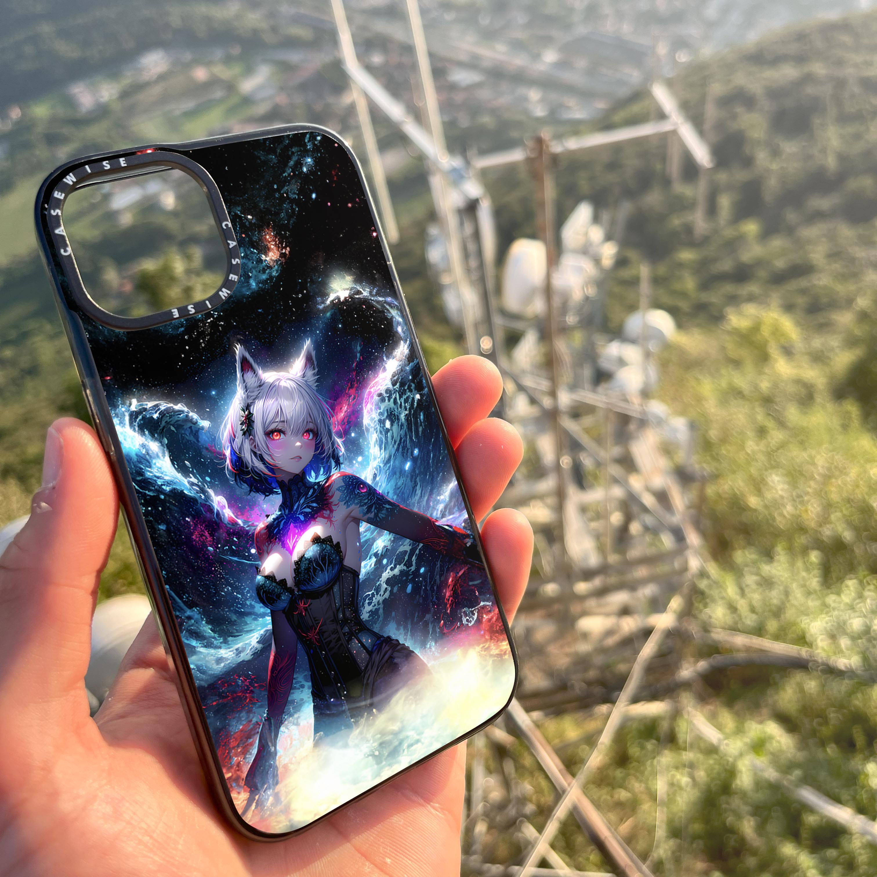 Galaxy Anime Girl - Etui