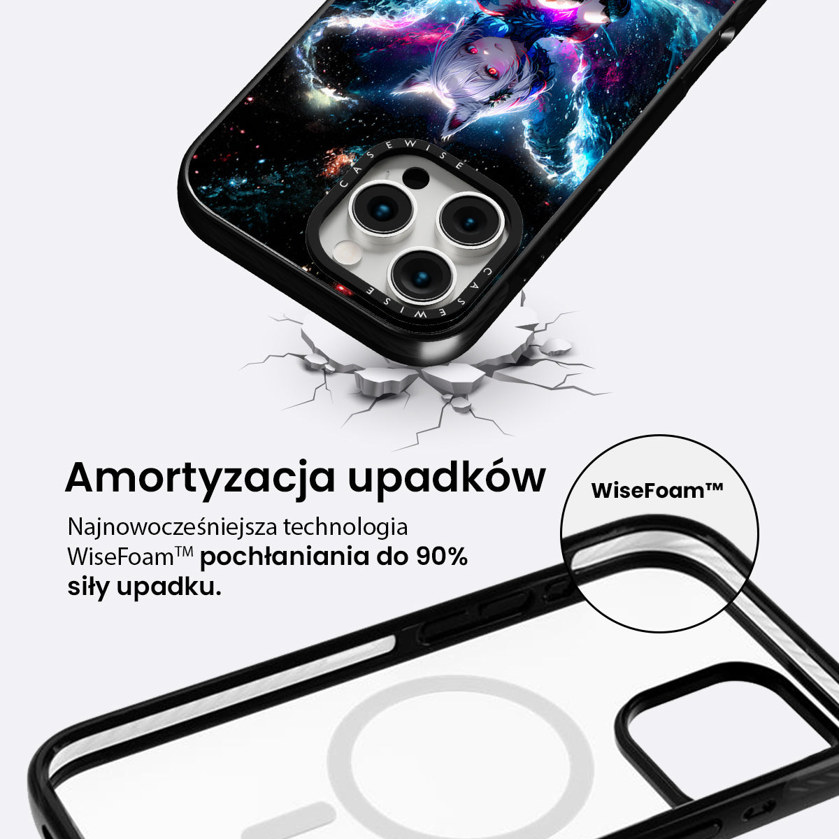 Galaxy Anime Girl - Etui