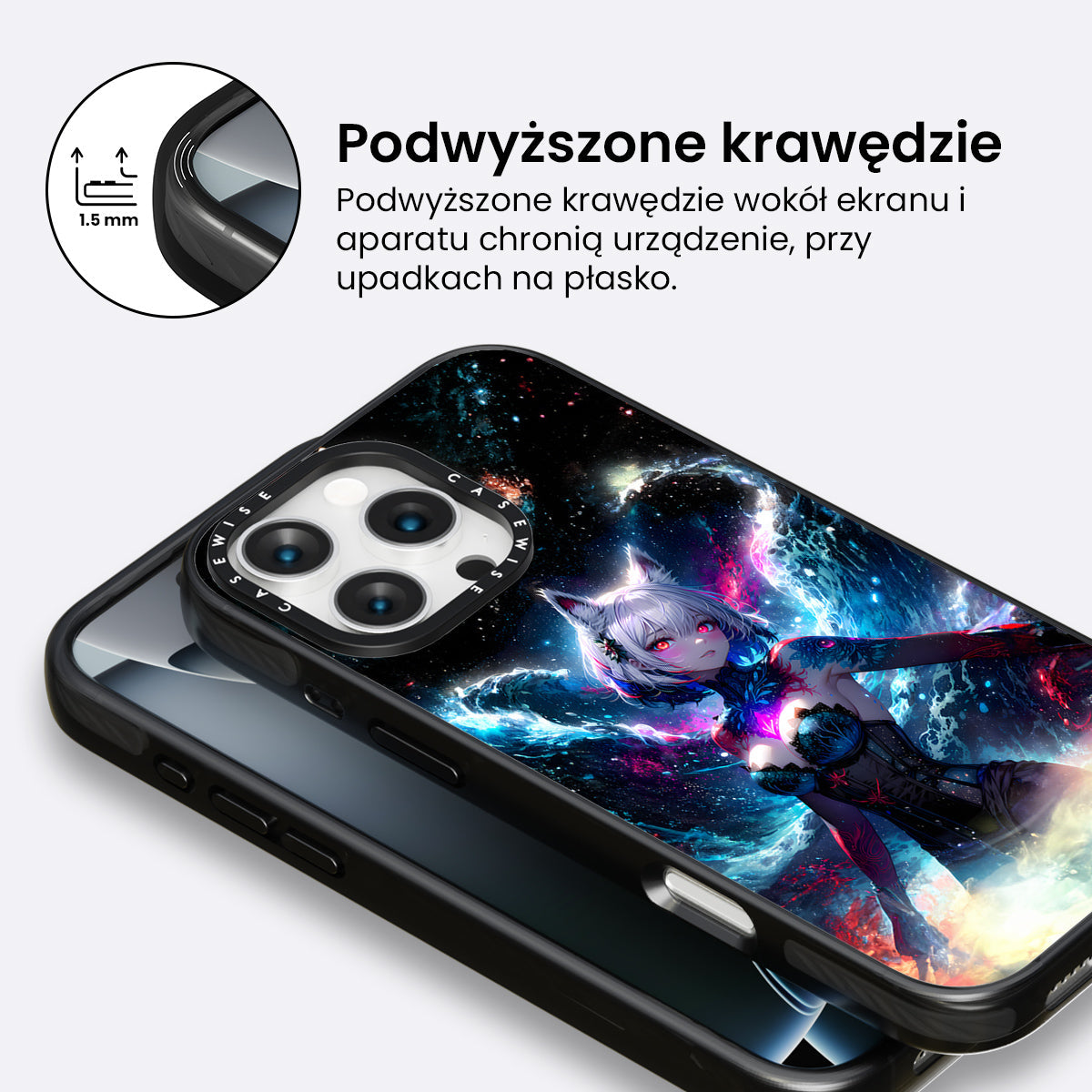 Galaxy Anime Girl - Etui