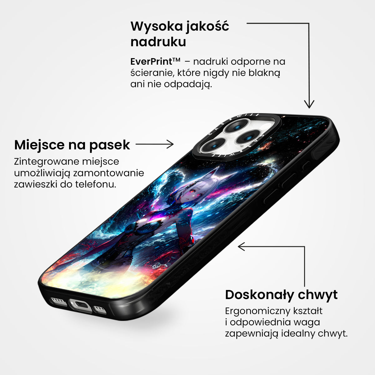 Galaxy Anime Girl - Etui