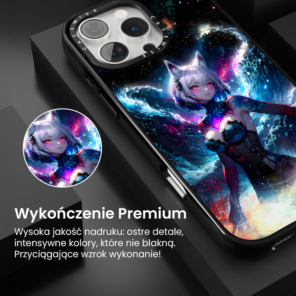 Galaxy Anime Girl - Etui