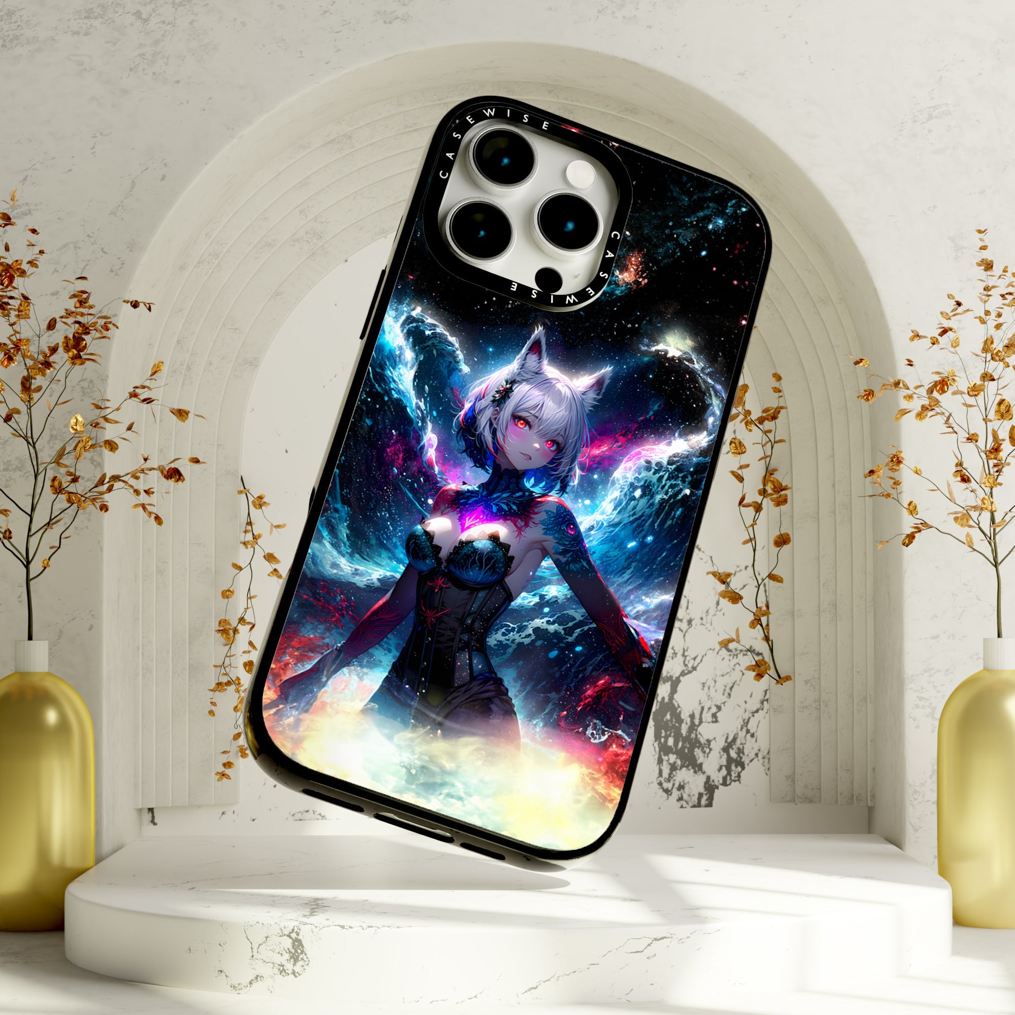 Galaxy Anime Girl - Etui