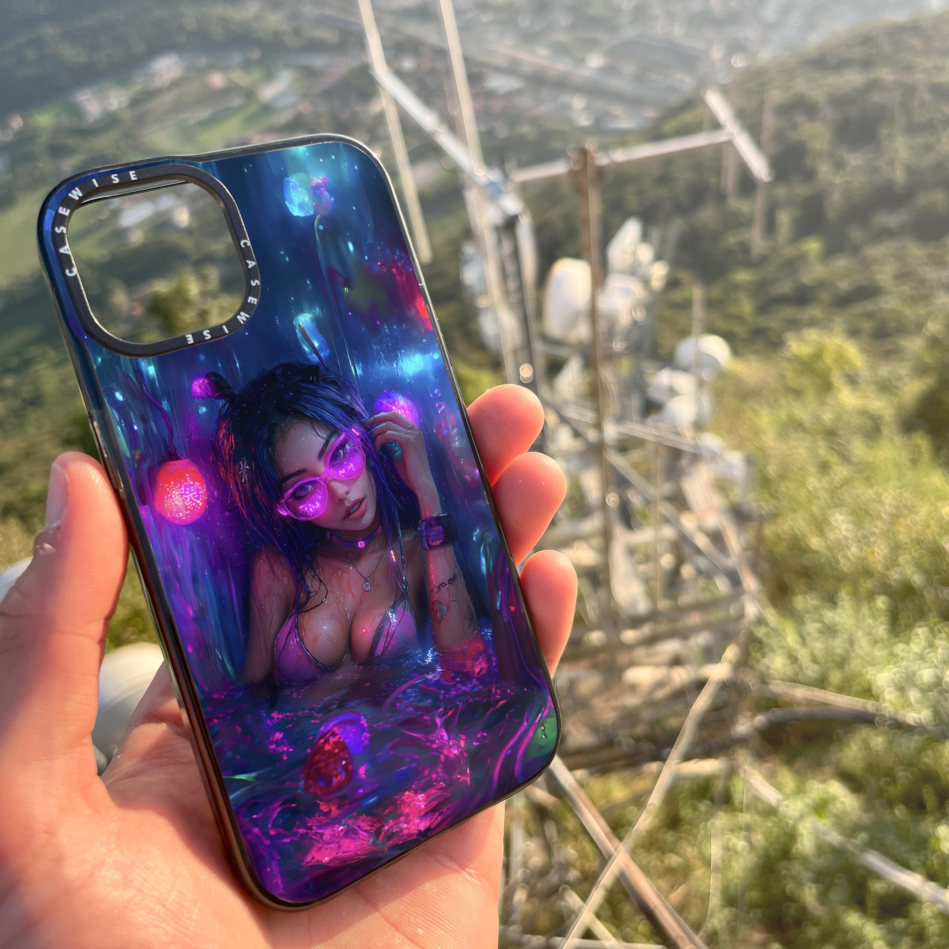 Party Cyberpunk Girl - Etui
