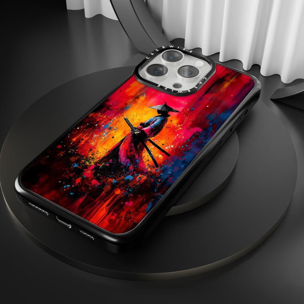 Painting of Samurai - Etui