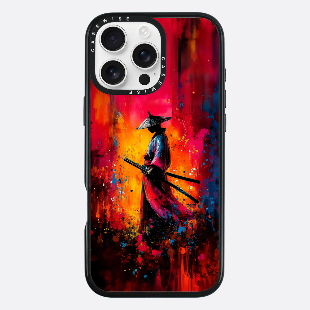 Painting of Samurai - Etui