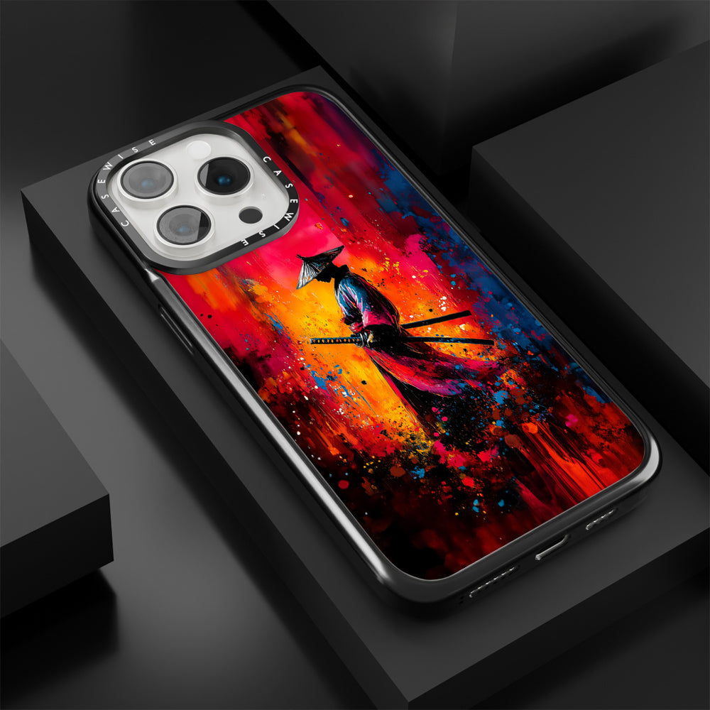 Painting of Samurai - Etui