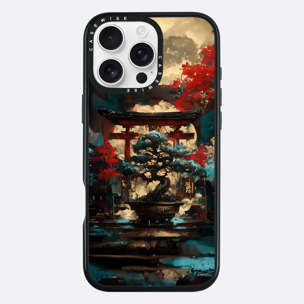 Blue Bonsai Torii Gate - Etui