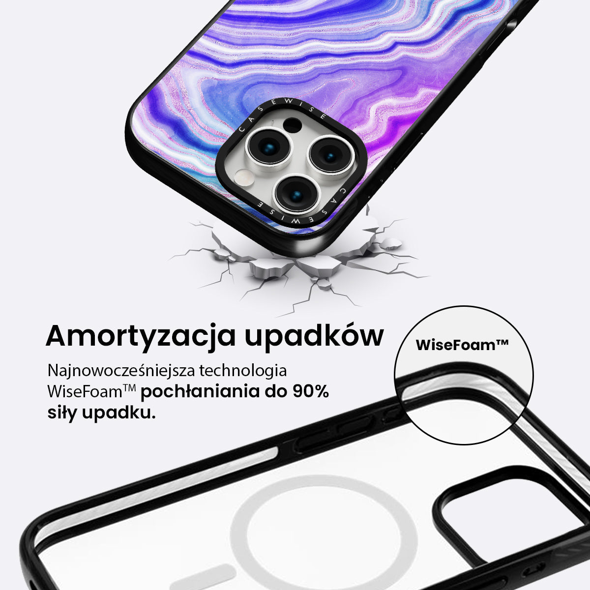 Neon Agate Texture 06 - Etui