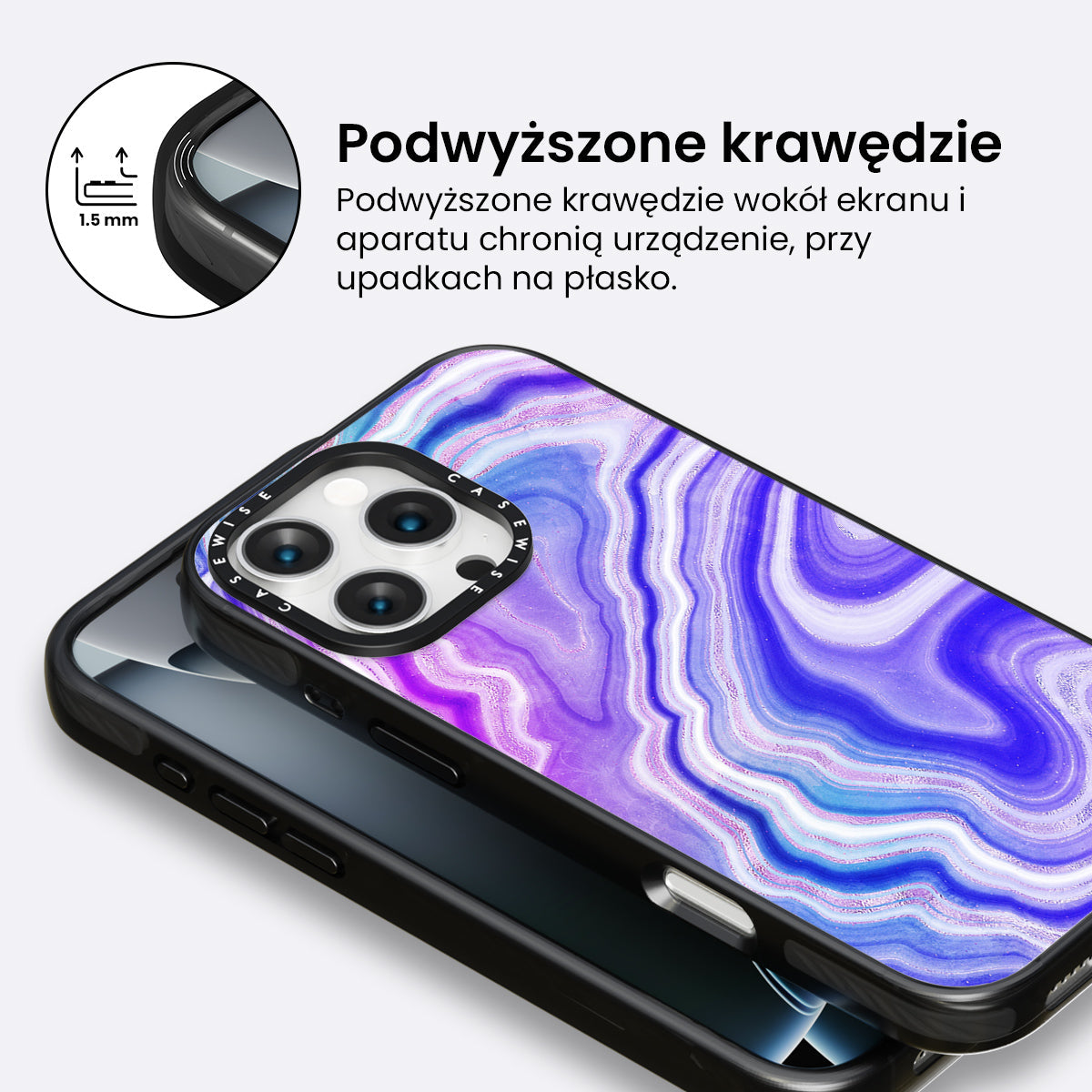 Neon Agate Texture 06 - Etui
