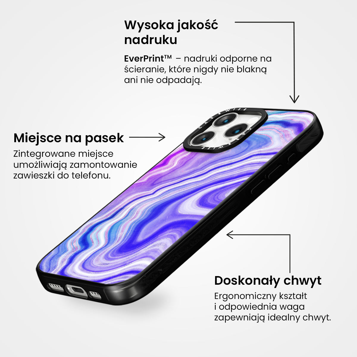 Neon Agate Texture 06 - Etui