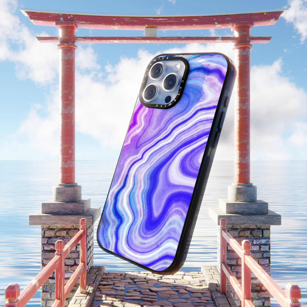 Neon Agate Texture 06 - Etui