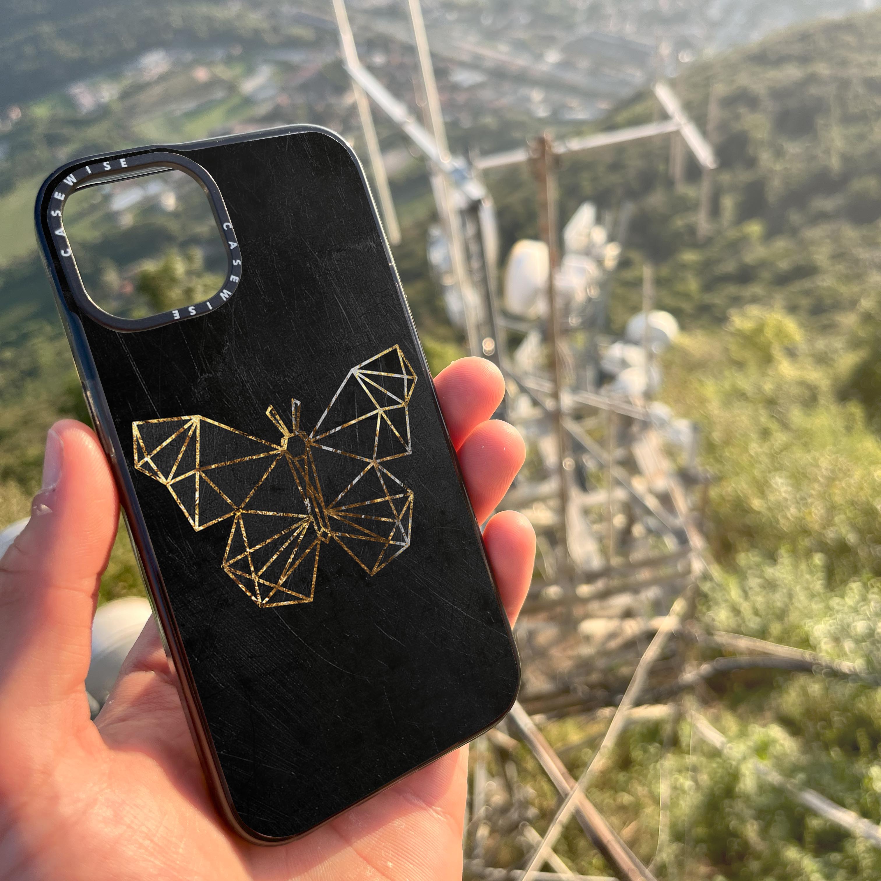 gold butterfly - Etui
