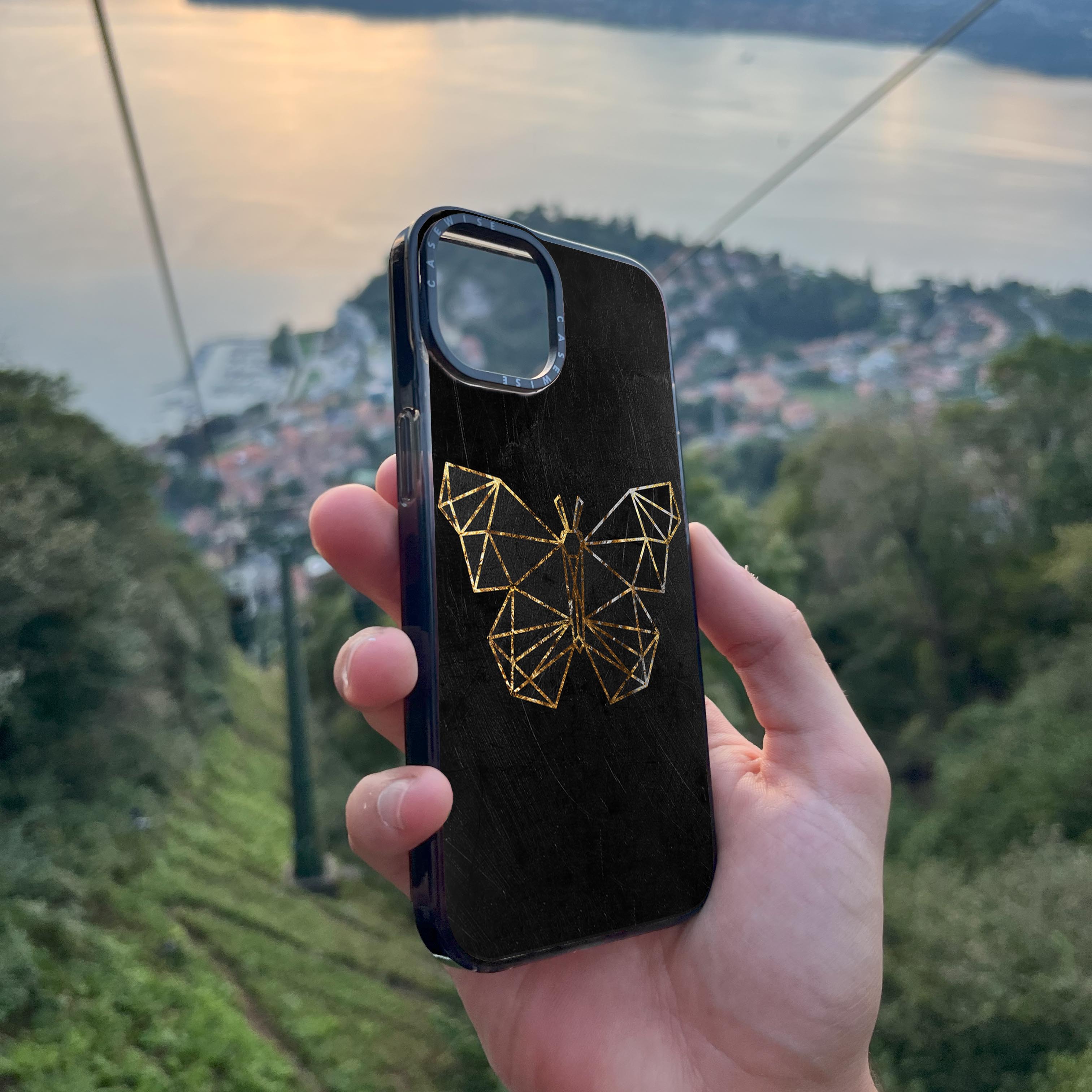 gold butterfly - Etui