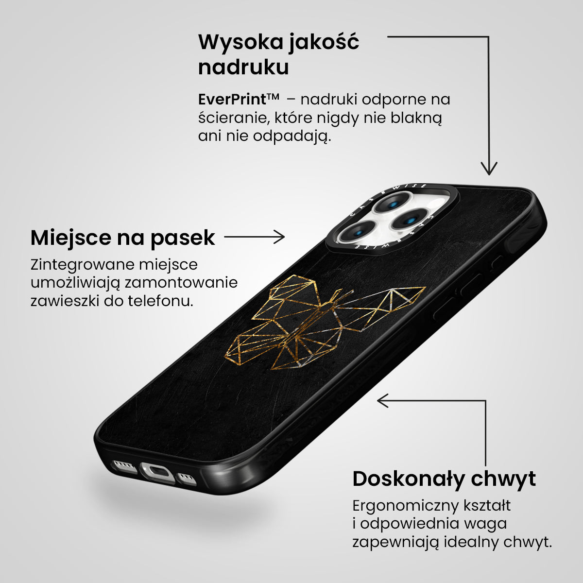 gold butterfly - Etui