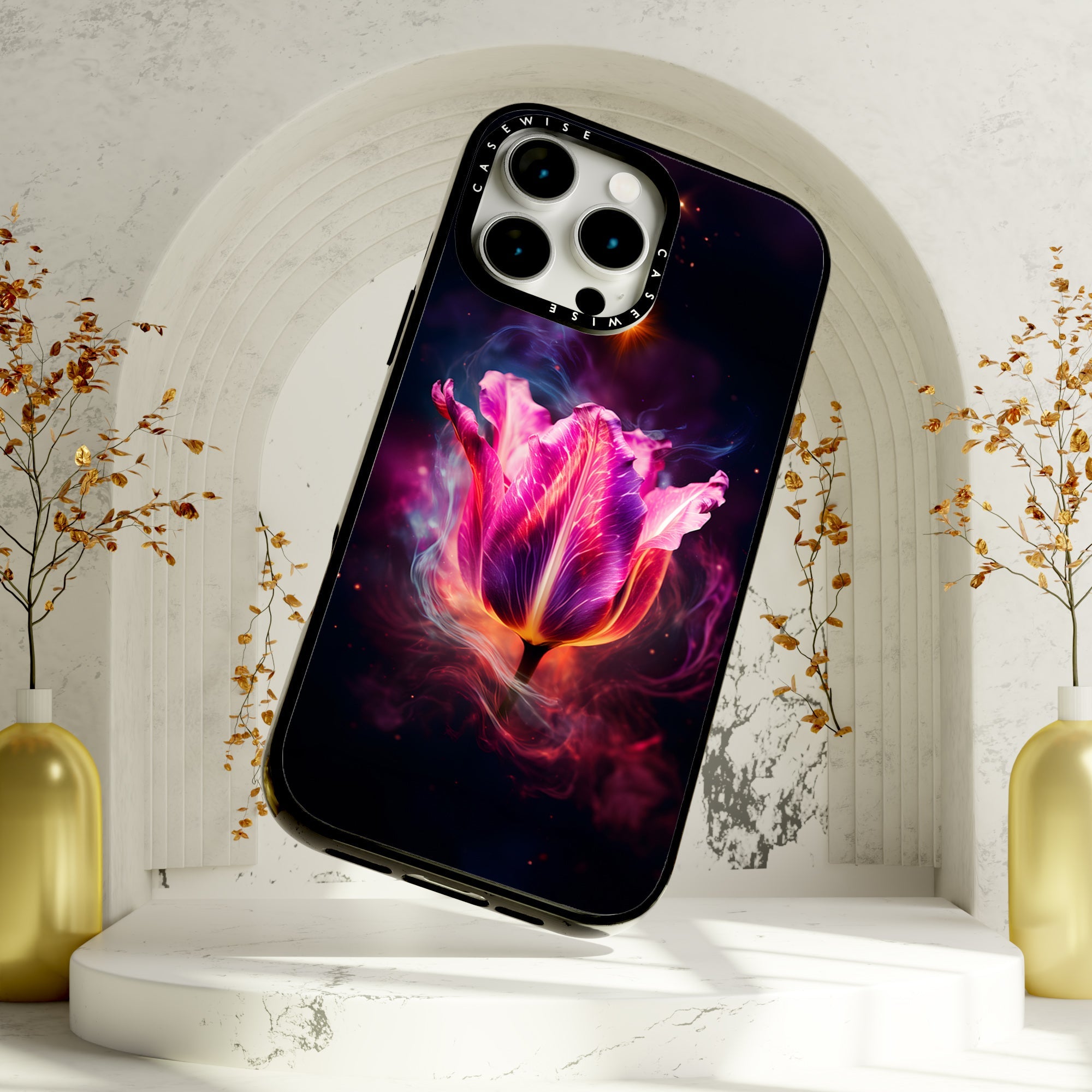 Cosmic Tulip Nebula Bloom - Etui