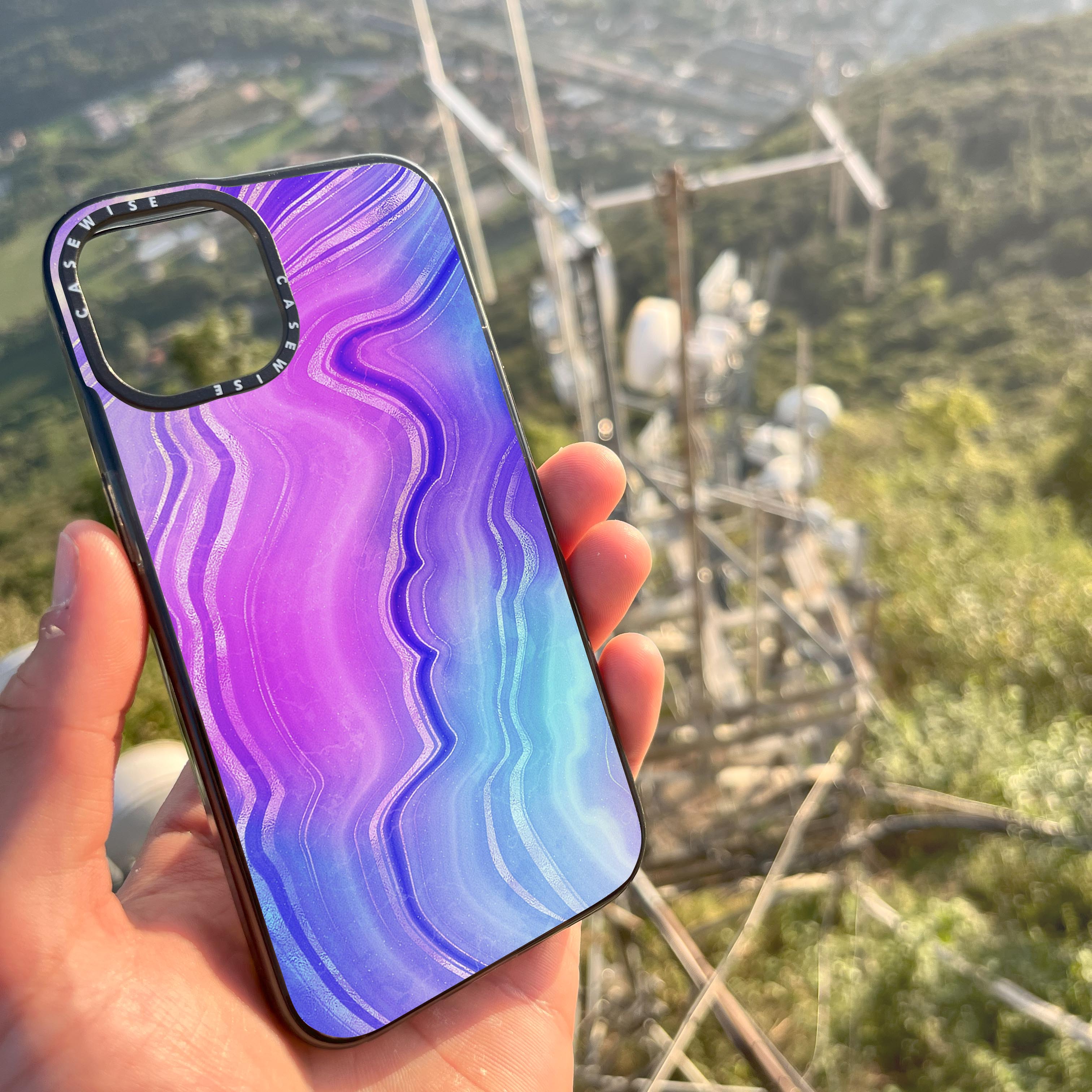 Neon Agate Texture 09 - Etui