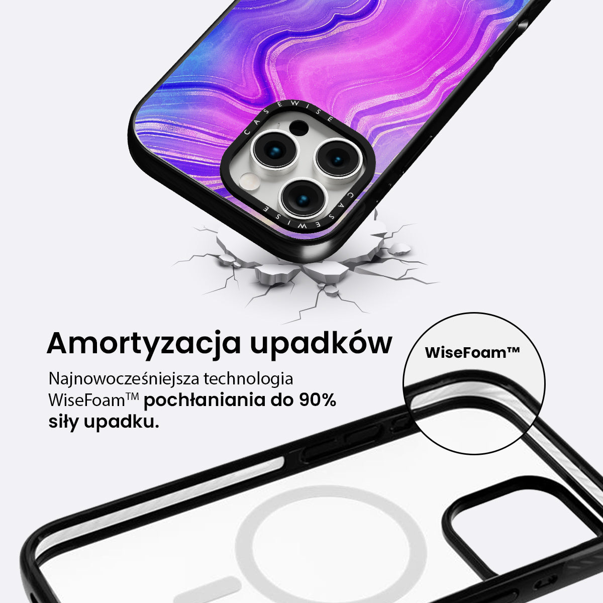 Neon Agate Texture 09 - Etui