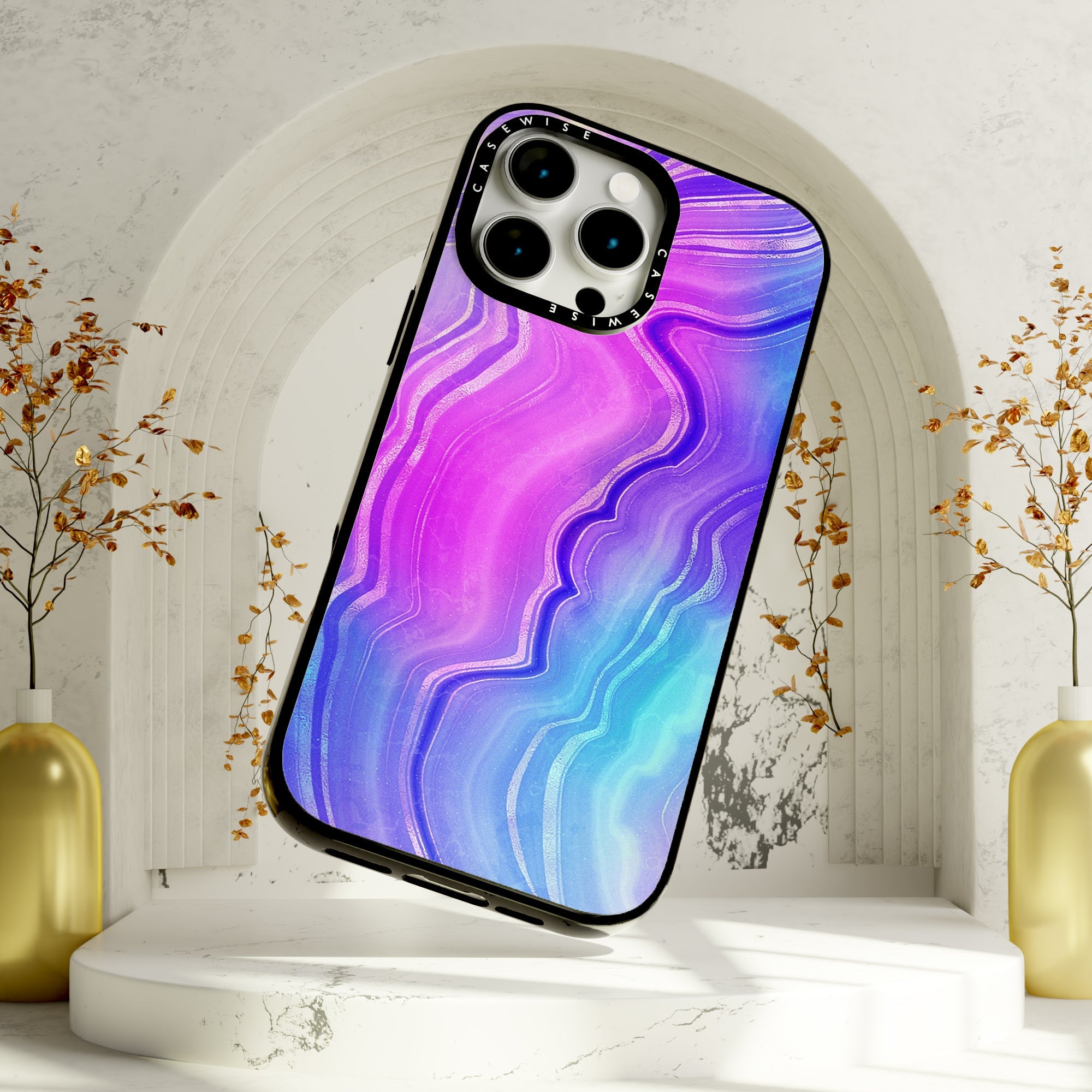 Neon Agate Texture 09 - Etui