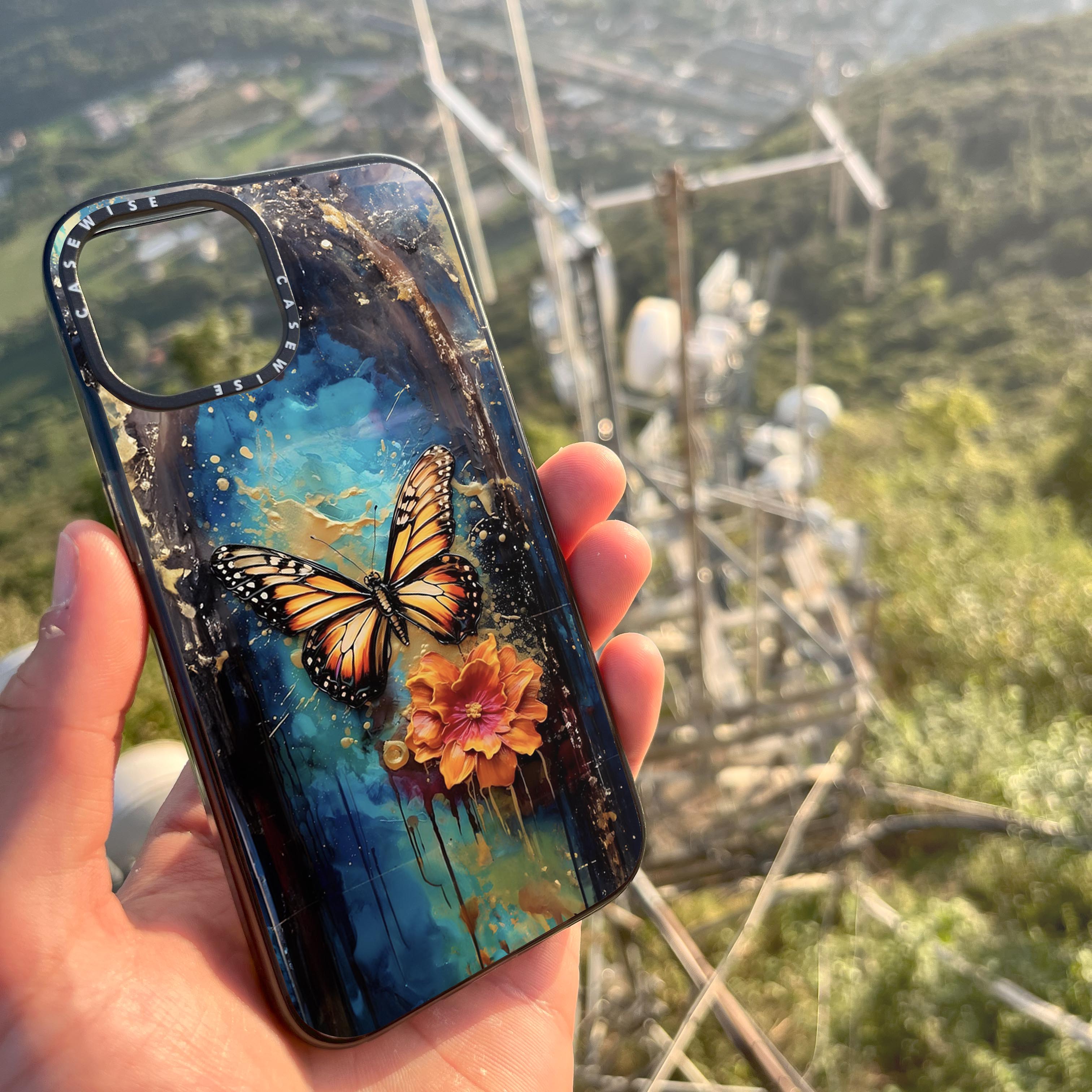 Butterfly Painting - Etui