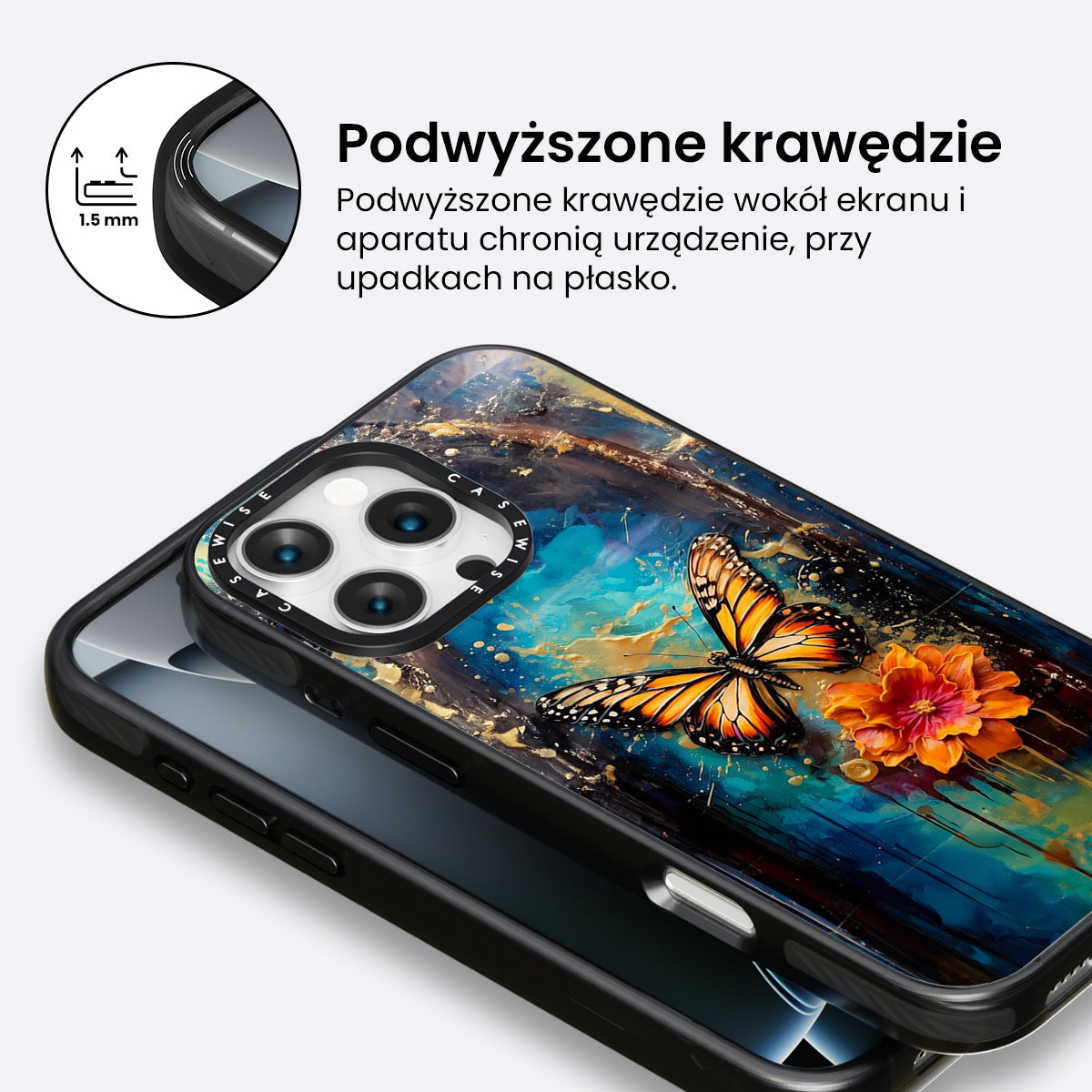 Butterfly Painting - Etui