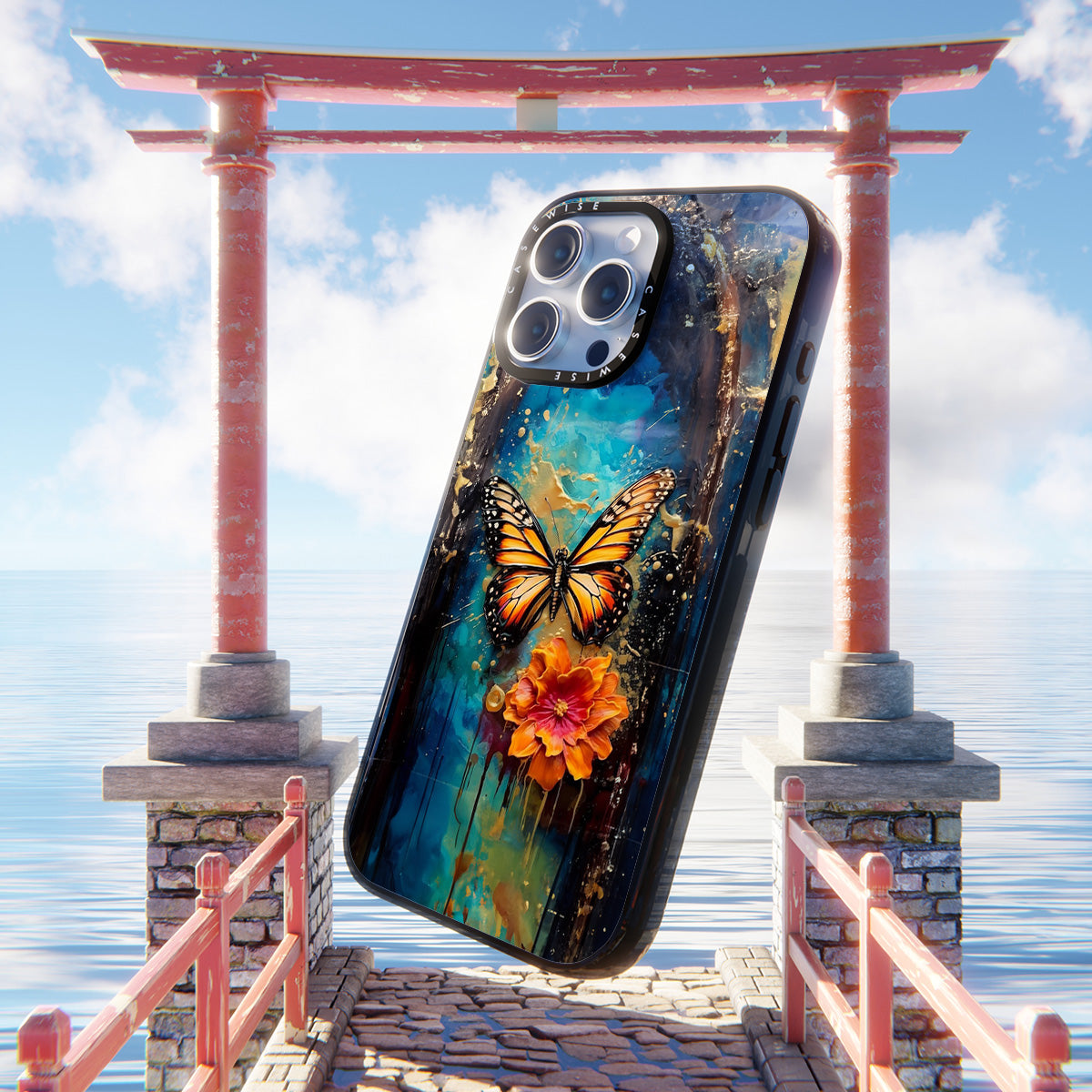 Butterfly Painting - Etui