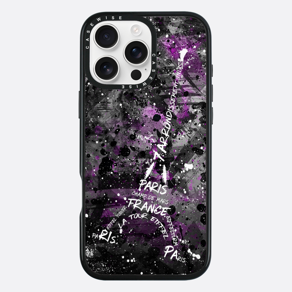 Digital Art Eiffel Tower pink - Etui