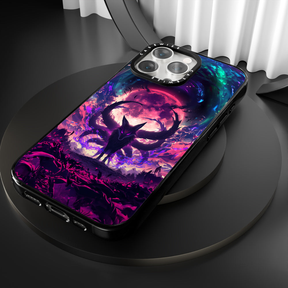 Purple Galaxy Kitsune - Etui