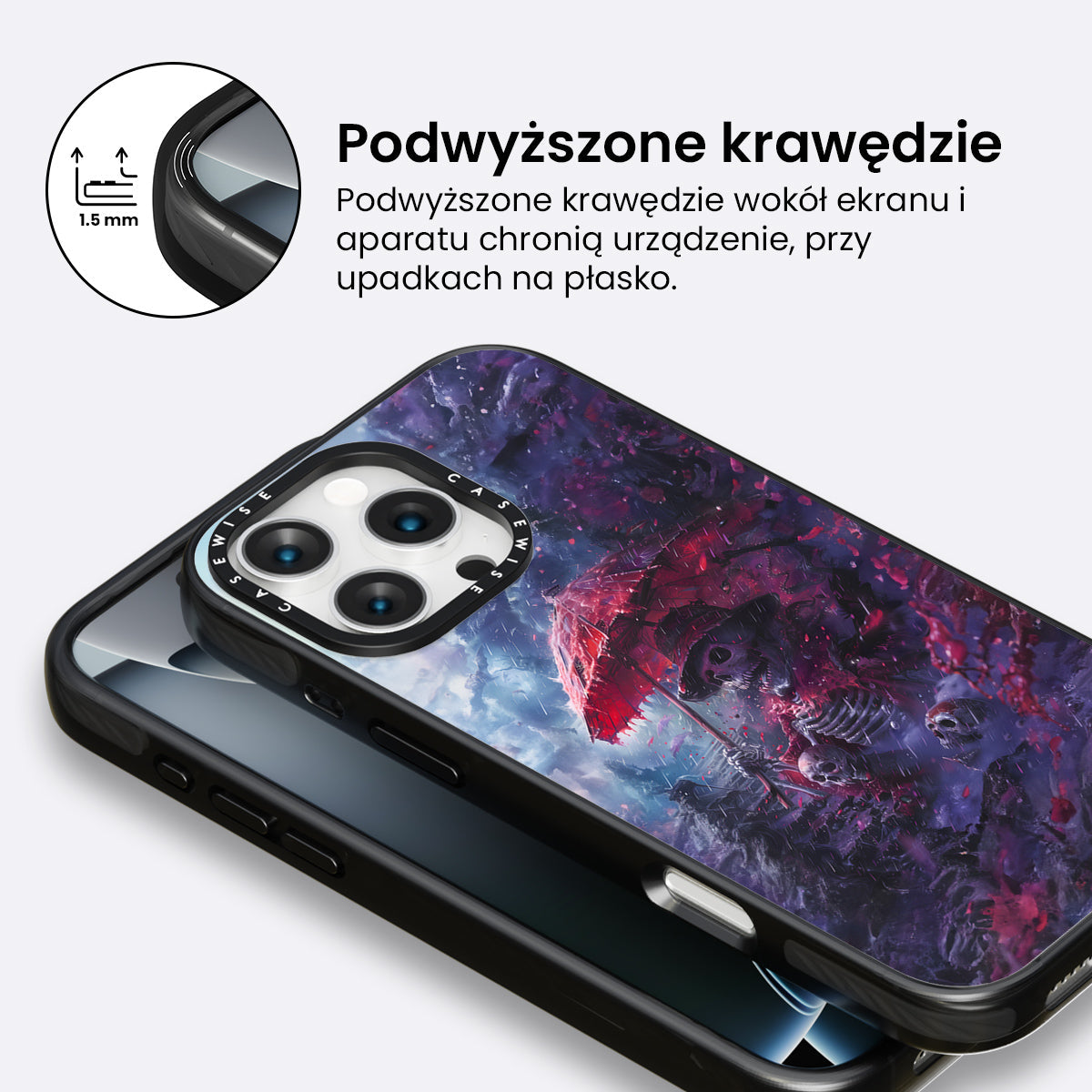 Gothic Skeleton Umbrella - Etui