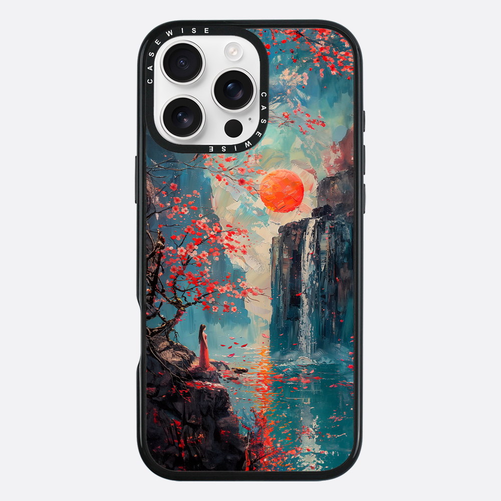 Japanese Waterfall Lady - Etui