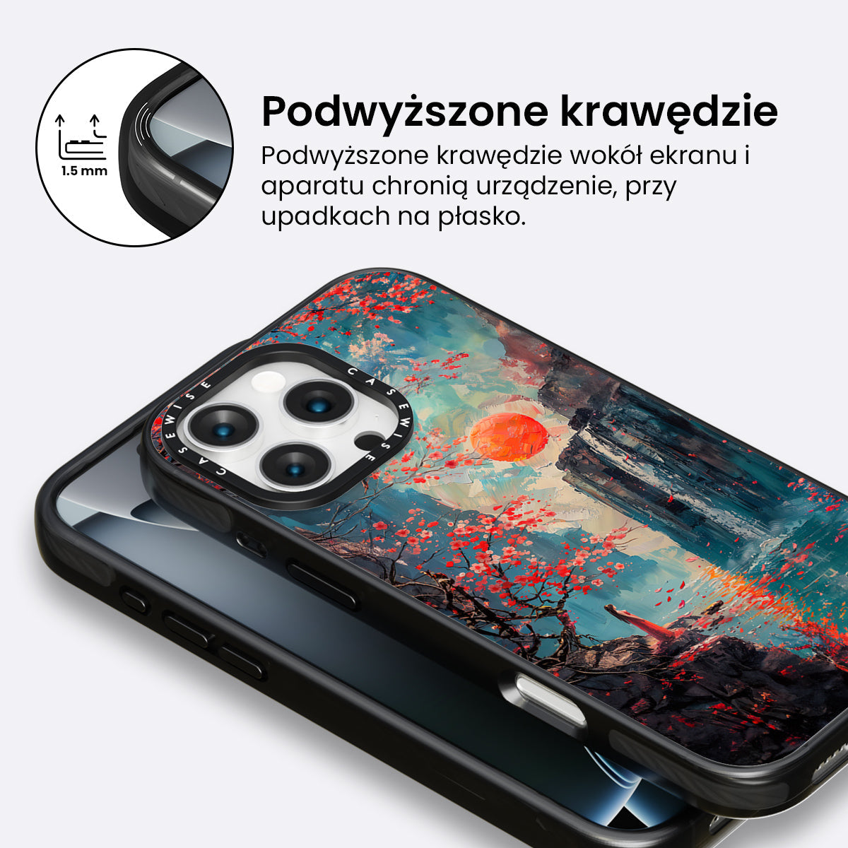 Japanese Waterfall Lady - Etui