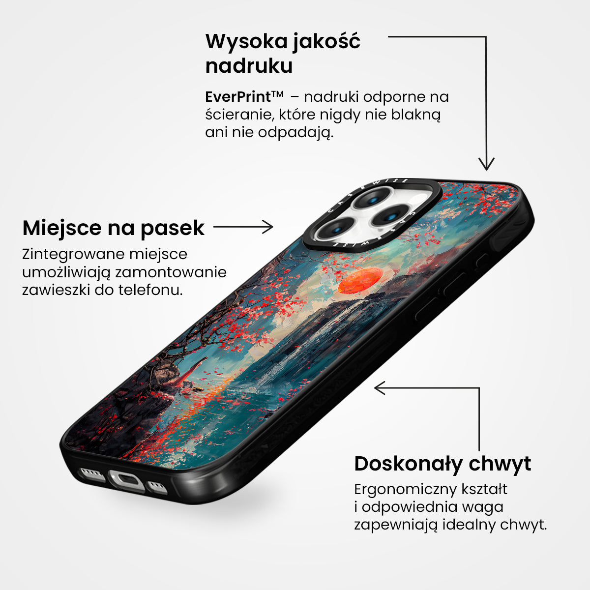 Japanese Waterfall Lady - Etui
